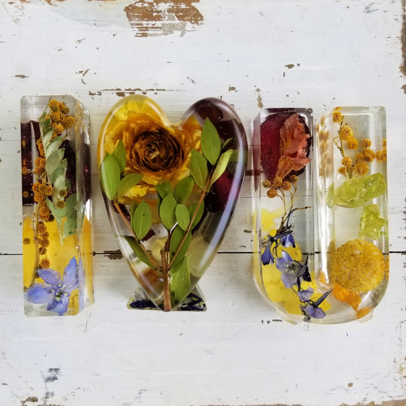 Resin Alphabet, Flowers in Resin, Dried Flowers for Resin, Flower