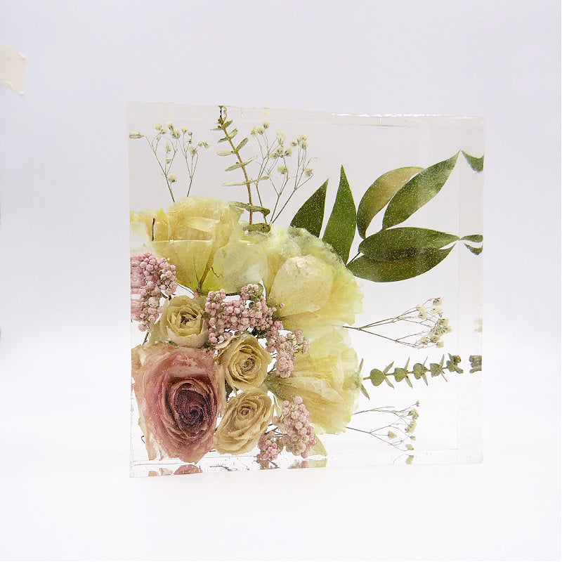 Flower Preservation in Resin/ Resin Flower Keepsake/ Preserved Bouquet